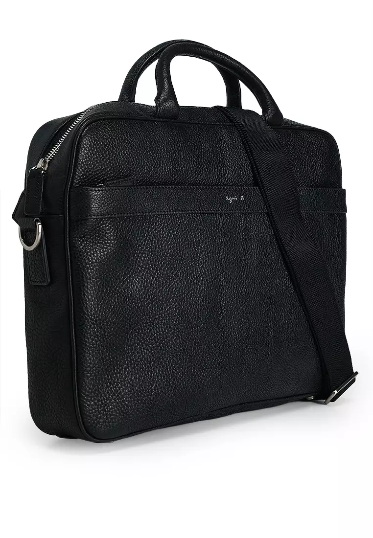 black nylon briefcase