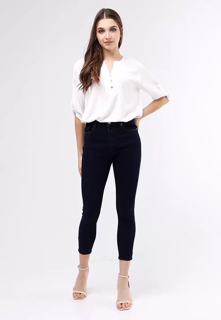 Cropped Skinny High Waist