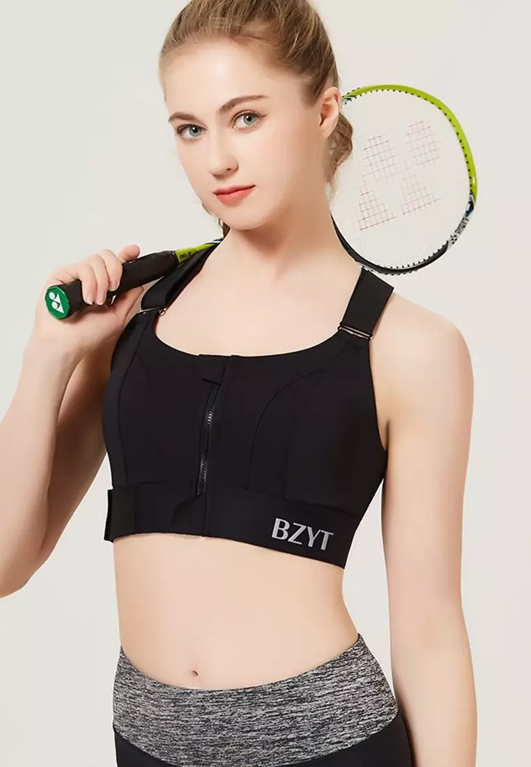 Buy LYCKA BMY3016 European Style Lady Shockproof Sport Bra Green