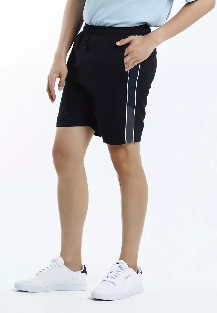 Forest Sport Shorts Double Tiping Casual Short Pants Men  - 65863-01Black