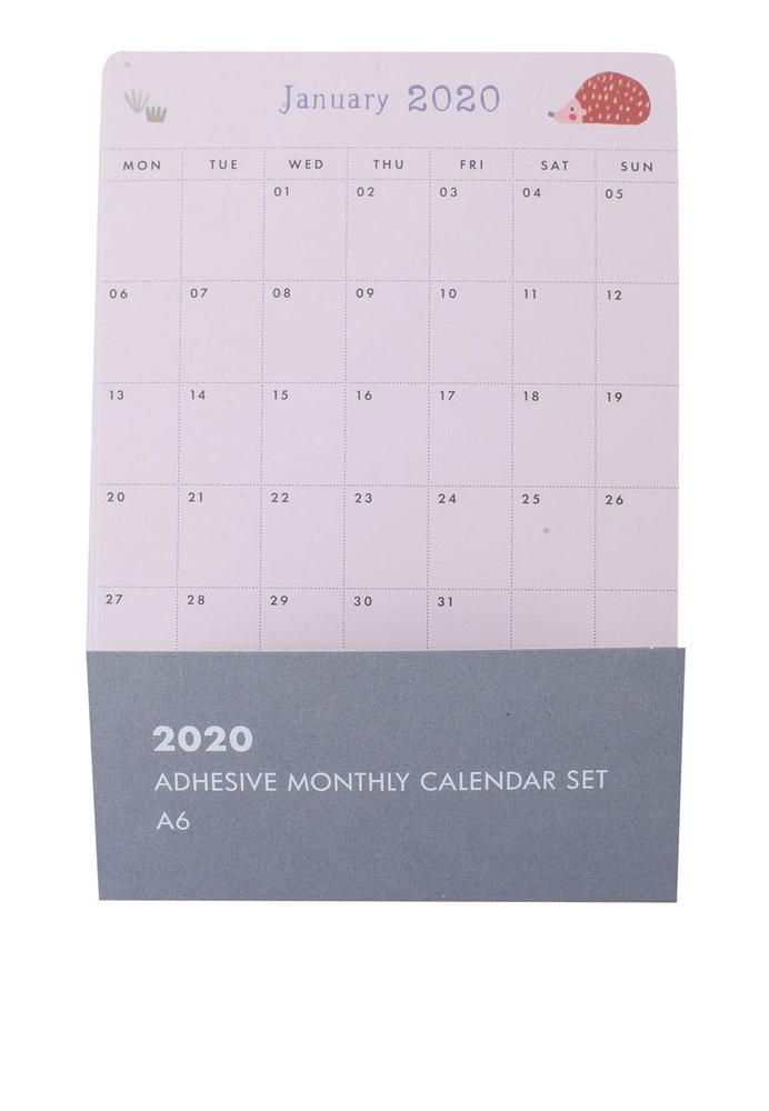 kikki.K 2020 Sweet Adhesive Monthly Calendar Set 2021 Buy kikki.K