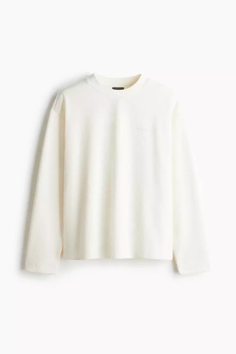 Loose Fit Long-sleeved jersey top