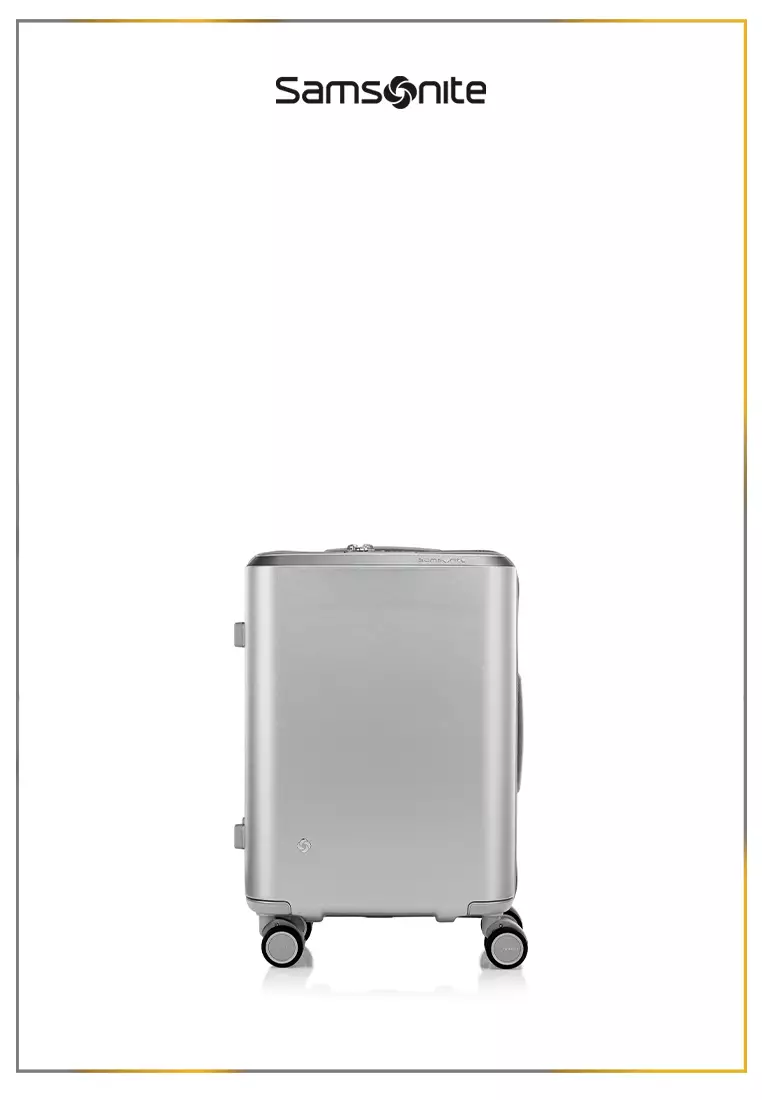 Samsonite Koper Evoa Z Cabin Silver + Foldable Luggage Cover Cabin