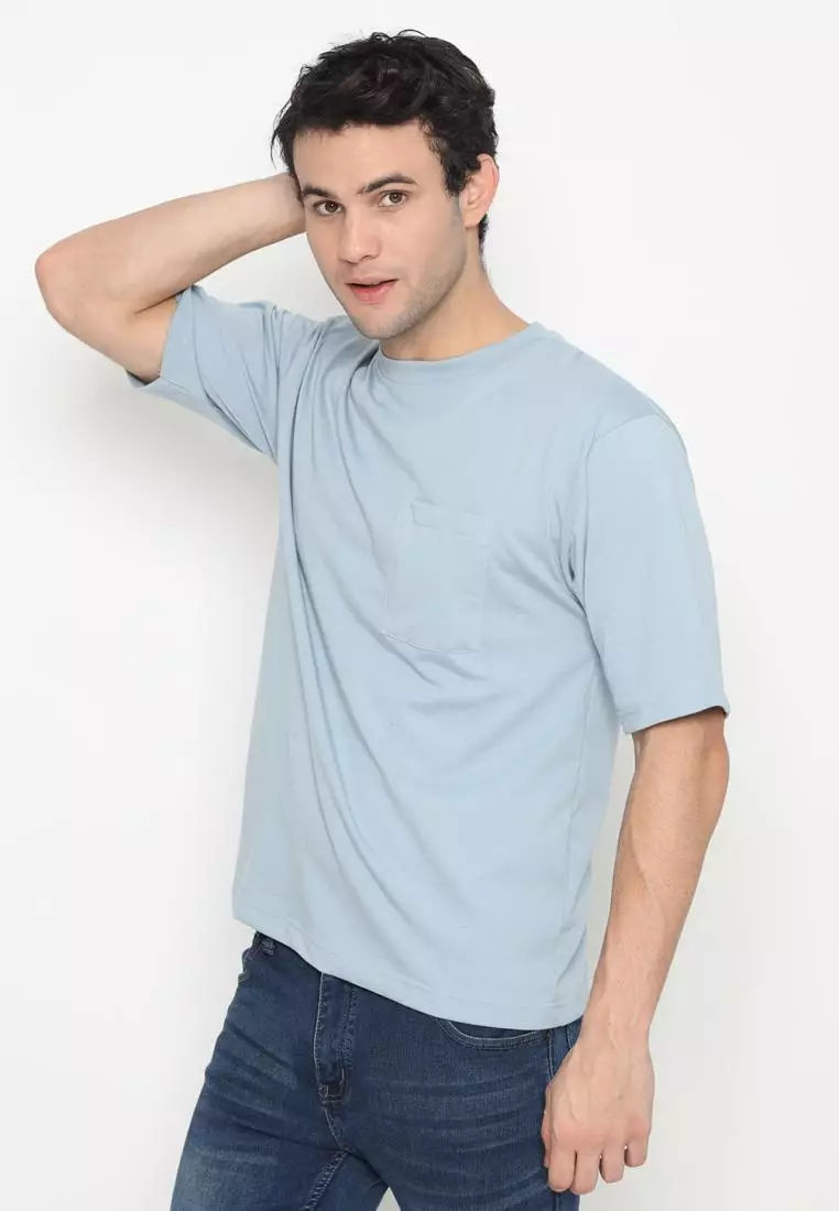 MATSUDA Kaos Oversize 20s Polos Pocket Mito