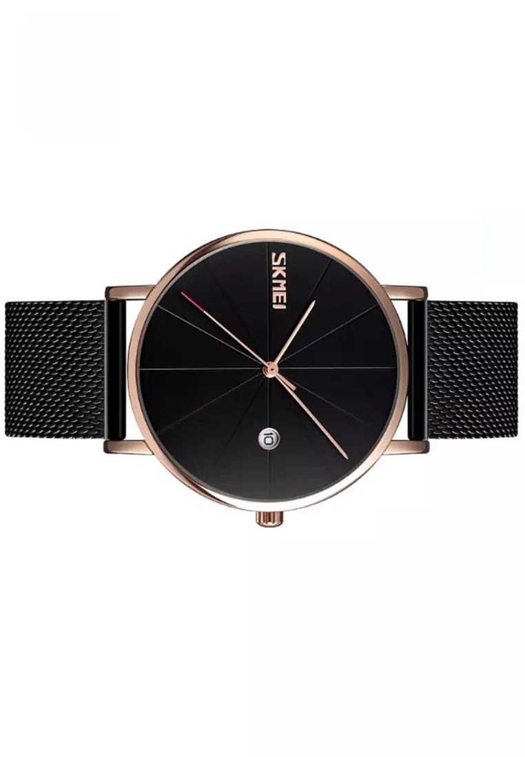 Jam Tangan Analog Pria Waterproof Strap Tali Material Stainless Steel BL73 ORIGINAL