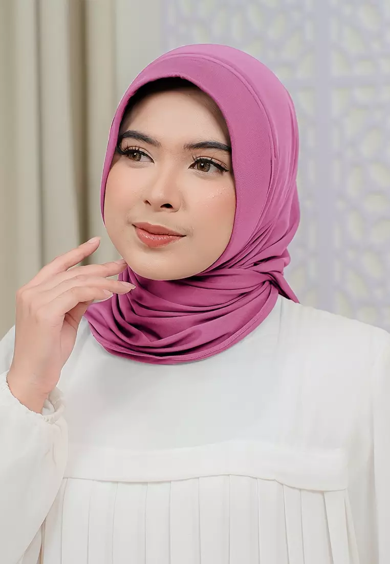 HIJAB INSTAN SOFTPAD AMEENA - PINK