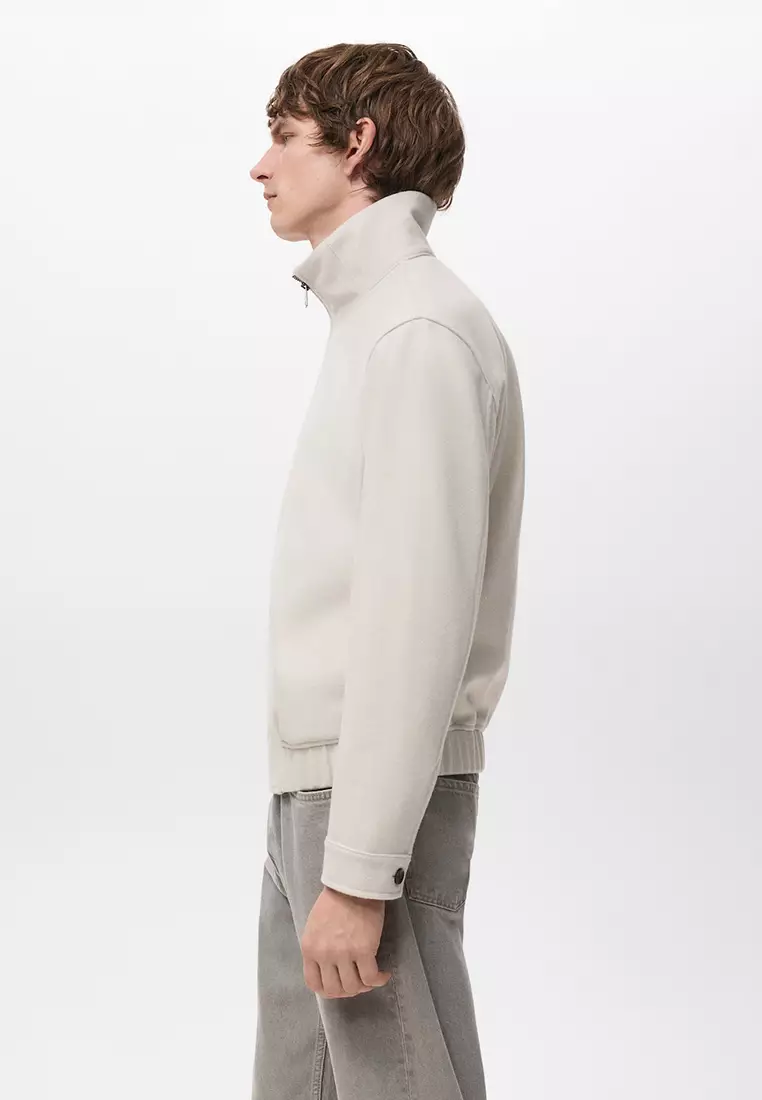 Regular-Fit Jacket with Zip