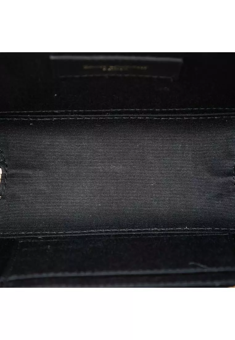 Pre-Loved Saint Laurent Toy Quilted Lambskin Vicky Camera Bag