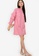 ZALORA BASICS pink Tiered Sleeve Mini Dress 9B2B7AADBE1FF7GS_4