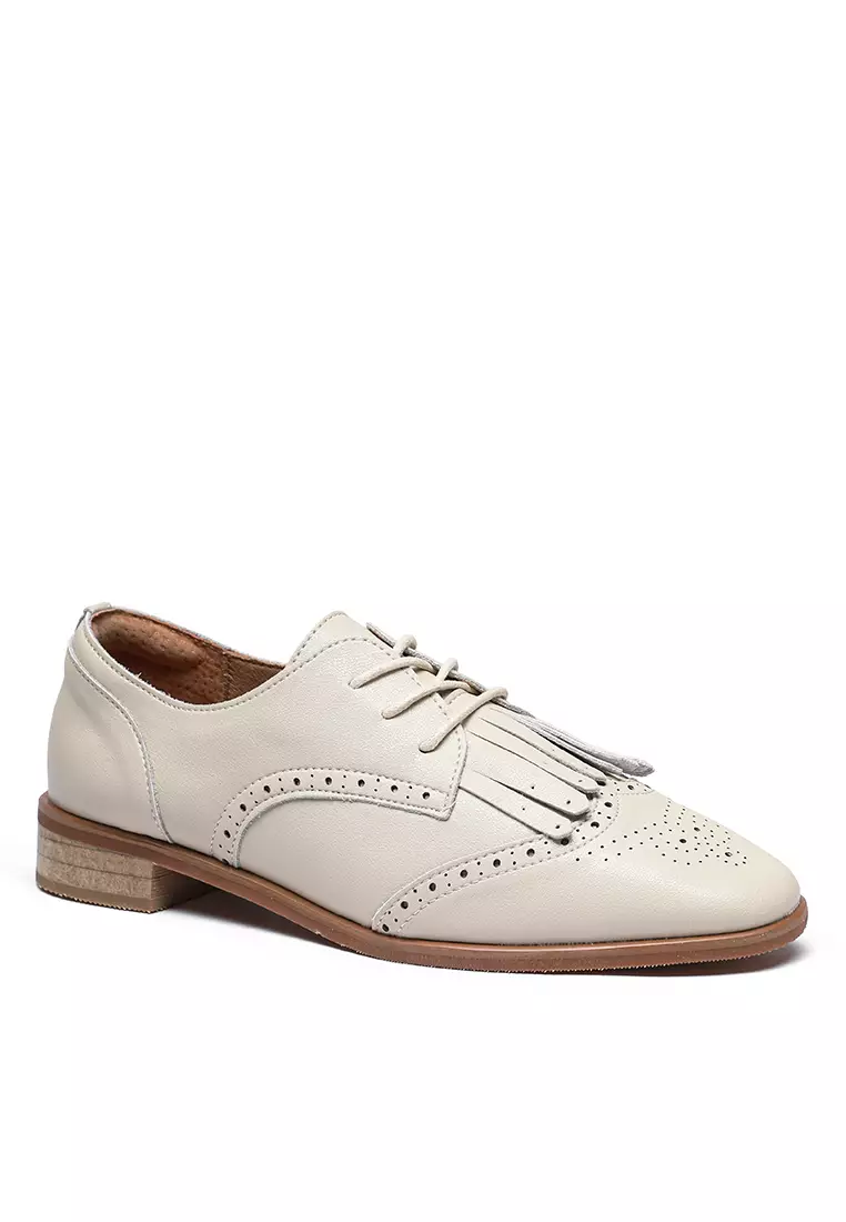Brogue Leather Tassel Derbys TH926-3