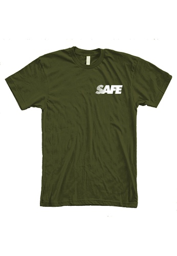 MRL Prints green Pocket Safe T-Shirt Motorcycle 15172AA4131187GS_1