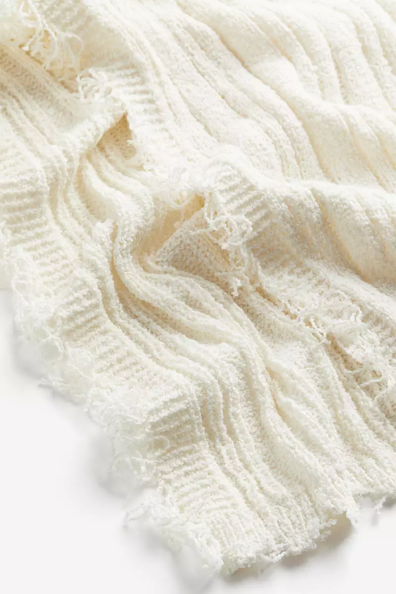 Buy H&M Frayed-edge rib-knit dress 2026 Online | ZALORA Philippines