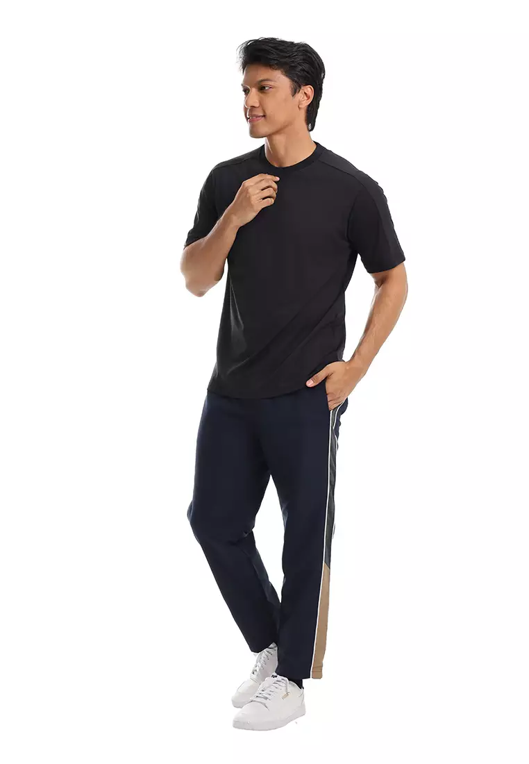 Forest Mens Stretchable Quick-Dry Sports Tee - 24160-01Black