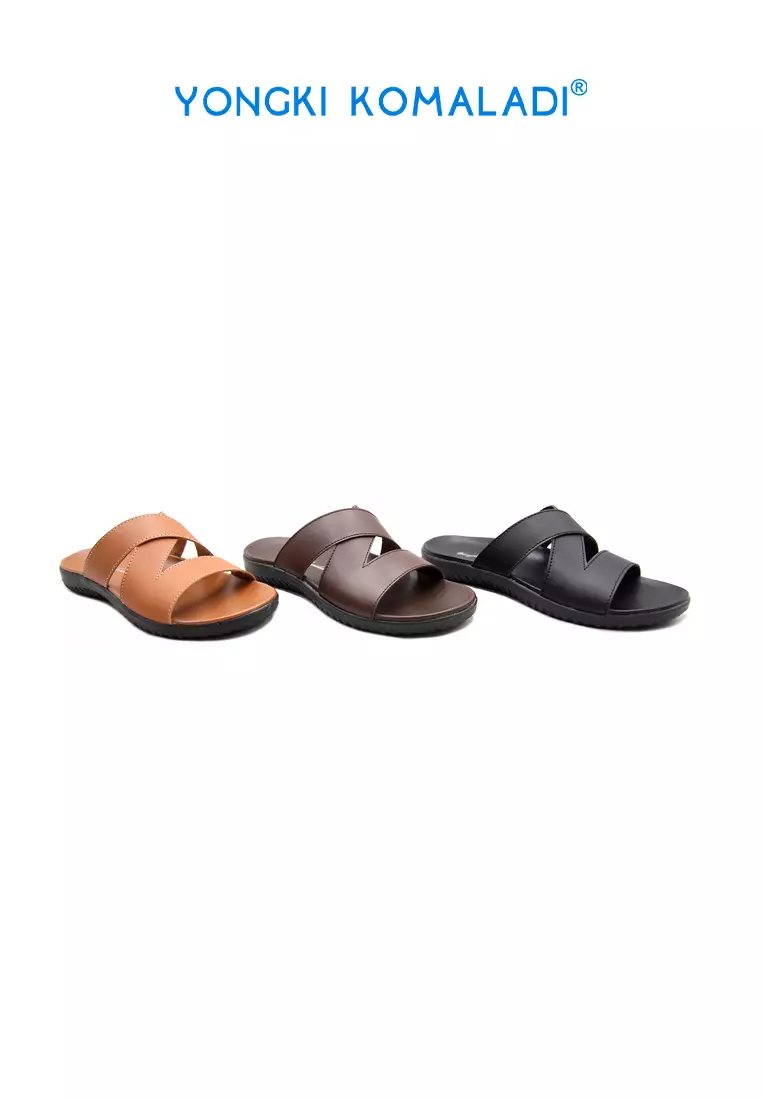[ ORIGINAL ] YONGKI KOMALADI SANDAL OL-ESRF461-22 TAN