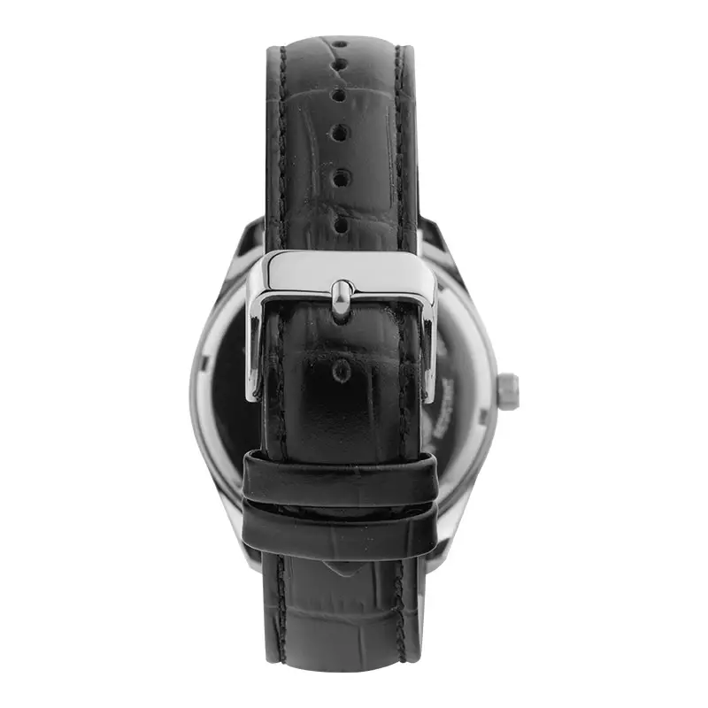 Jam Tangan Pria Alba ARX119X1 Men Silver Dial Black Leather Strap