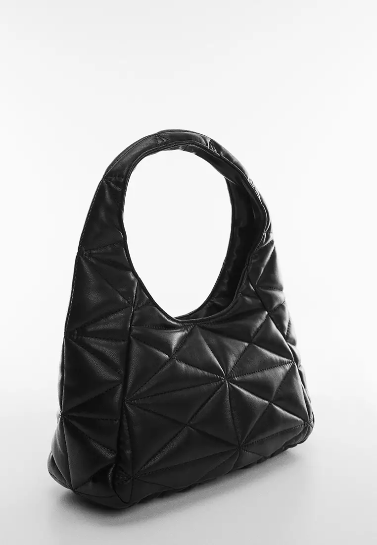 Mango quilted shoulder bag store