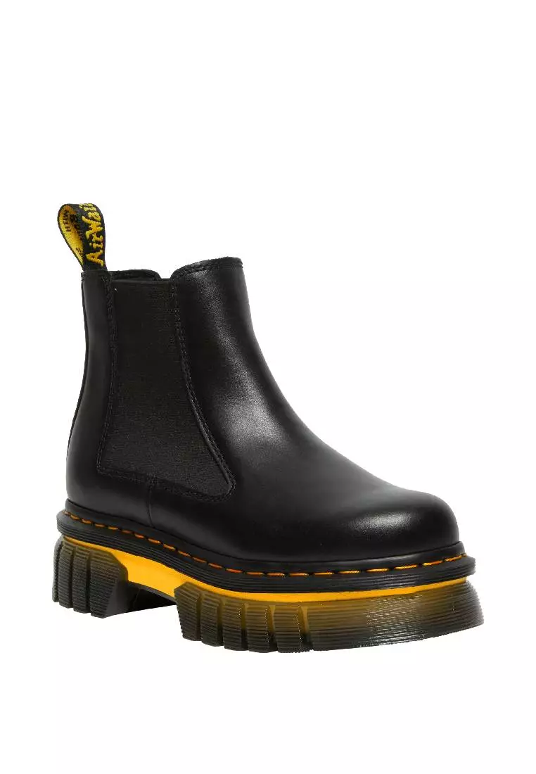 Buy Dr. Martens AUDRICK CONTRAST SOLE LEATHER PLATFORM CHELSEA