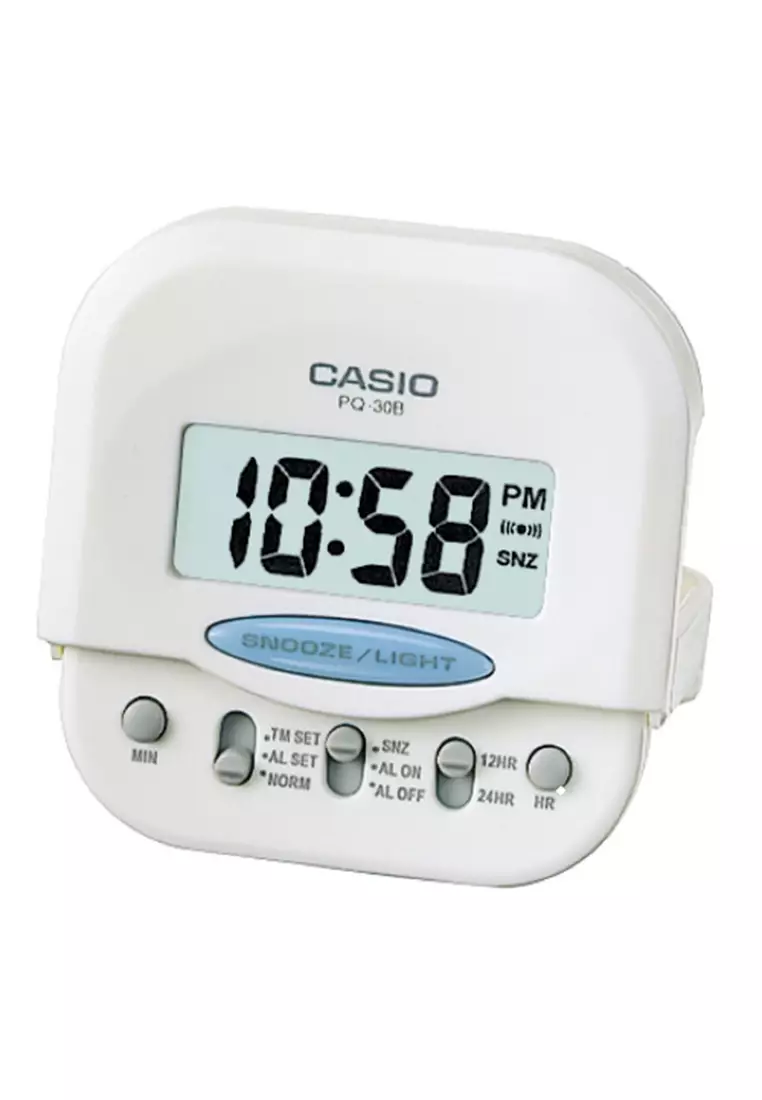 Casio Travel Alarm Clock PQ 30 7D