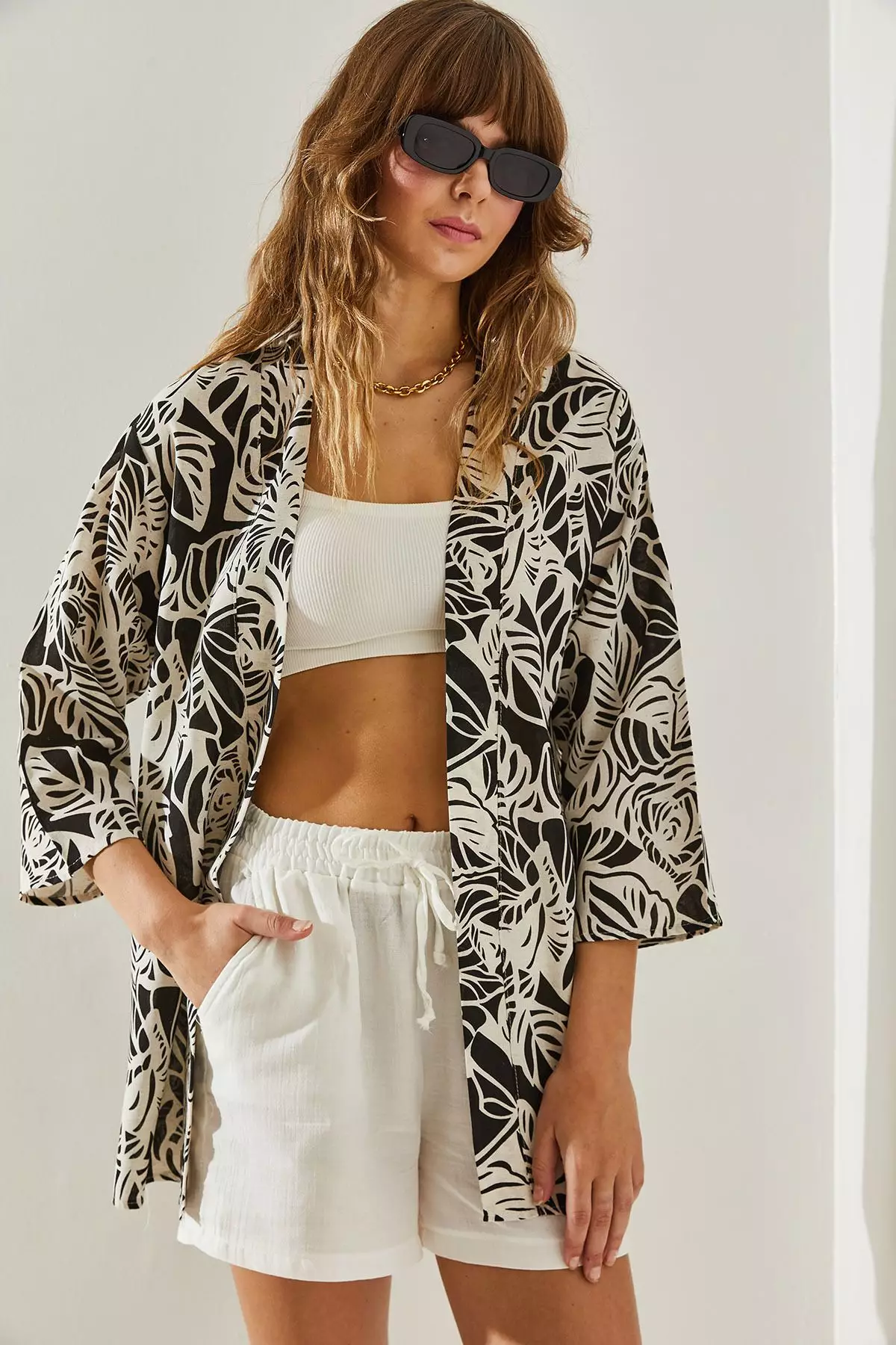 Women's Multi Patterned Kimono 60081025
