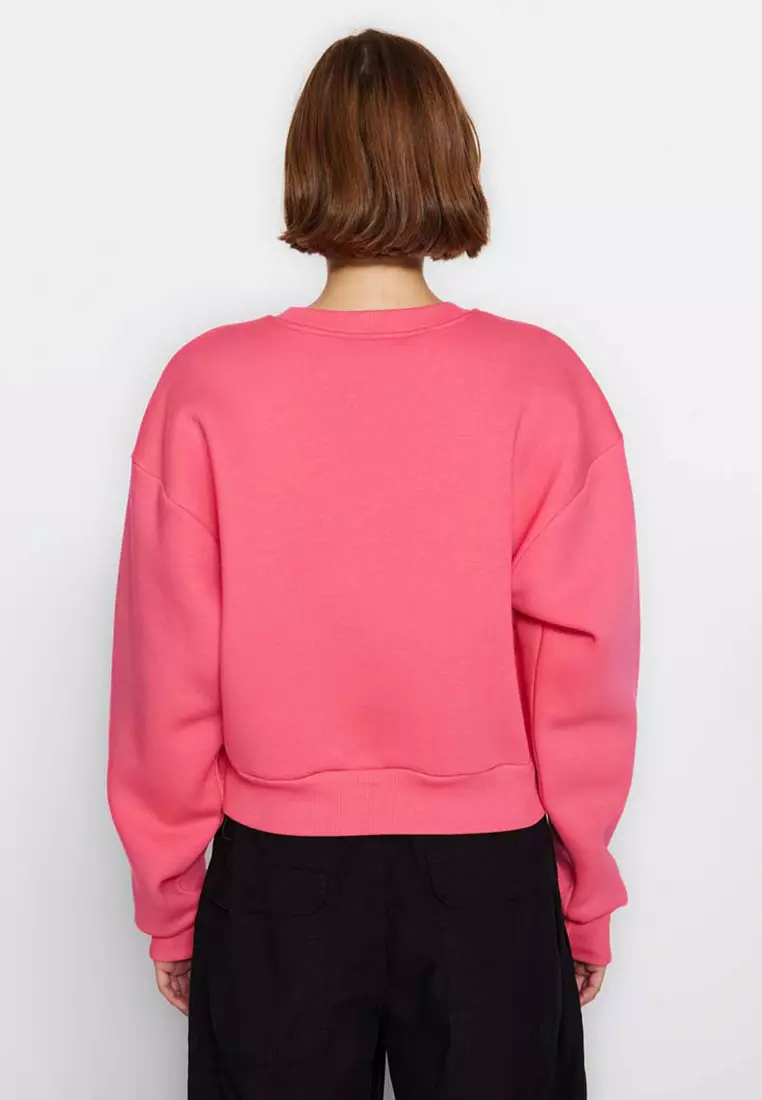 Comfy Crop Basic Sweatshirt