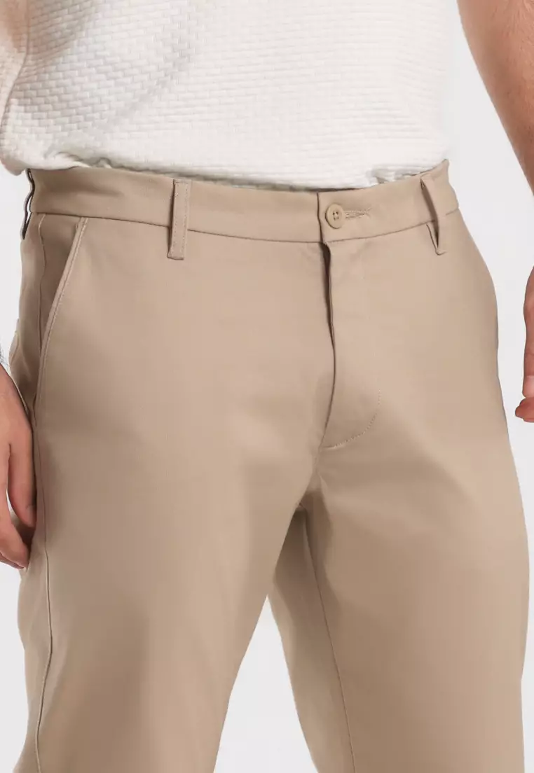 MOC - Celana Panjang Chinos Pria Renviggo - Khaki