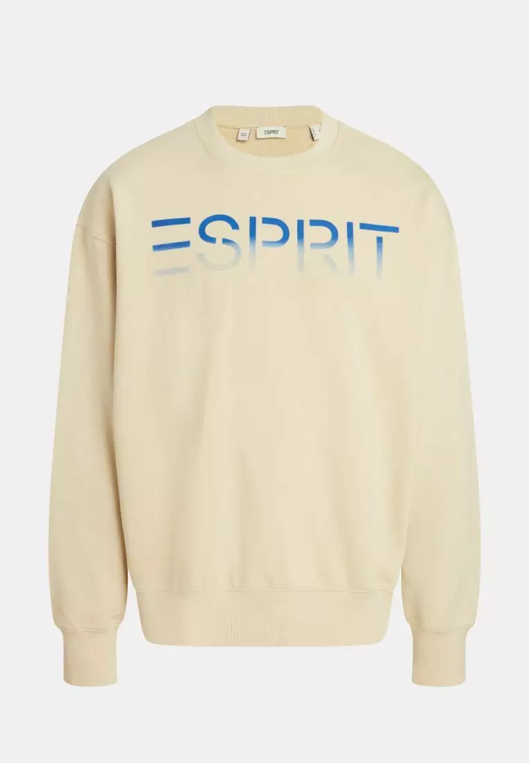 ESPRIT ESPRIT Flocked logo applique sweatshirt 2023 Buy ESPRIT Online