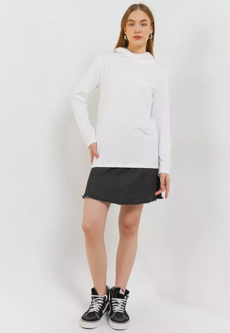 Long Sleeve Hoodie Turtleneck