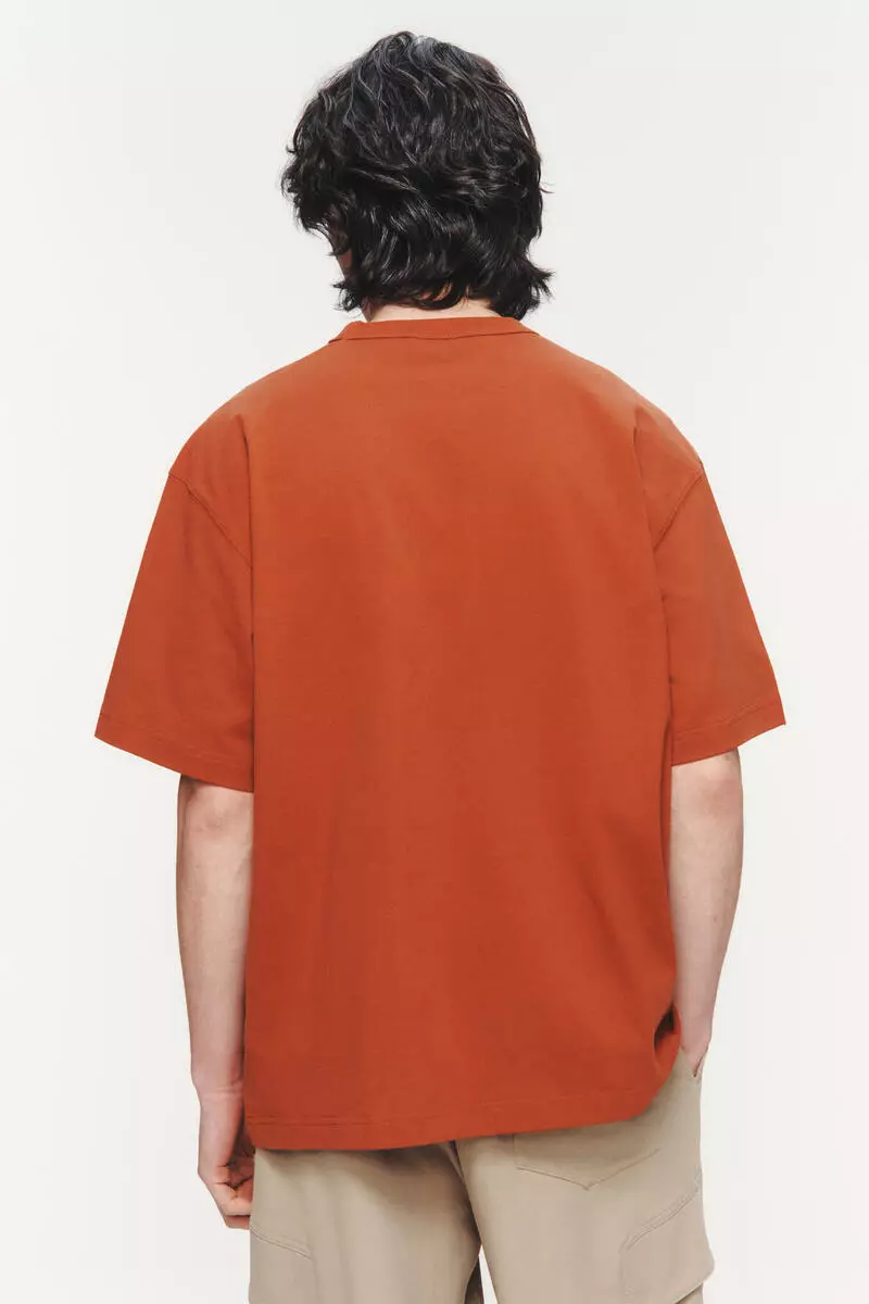 Loose Fit Printed Cotton T-shirt