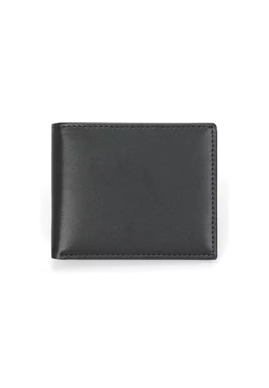 Black Genuine Leather RFID Wallet CH19069
