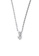 CEBUANA LHUILLIER JEWELRY silver 14k Italian-made White Gold Necklace with Diamonds FCD76ACD8404F2GS_2