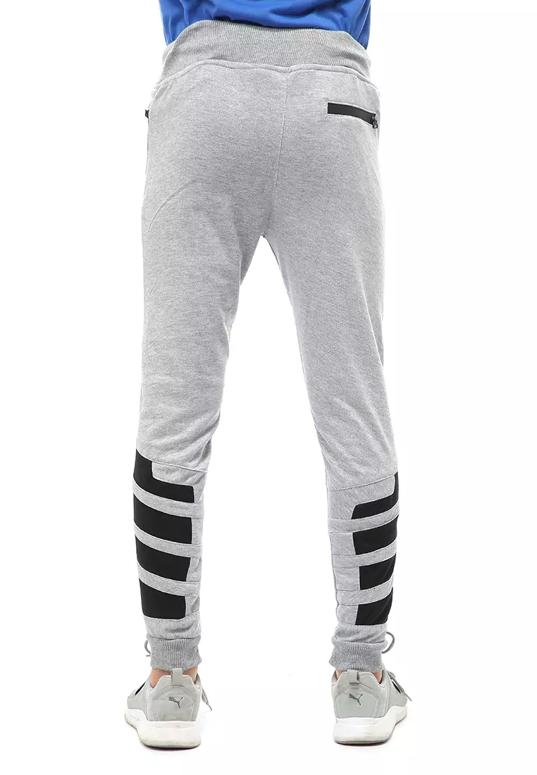 Locko Long Pants Celana Jogger Training Pria Material Cotton ORIGINAL - Gray