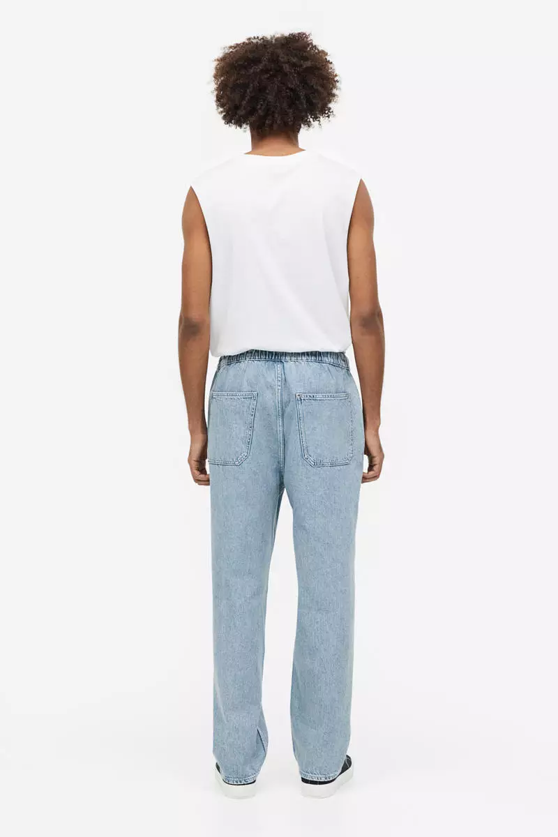 H&m denim joggers mens discount