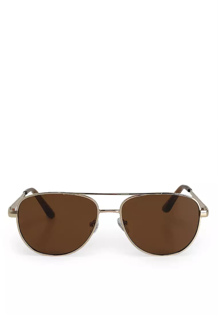Landenagyn Metal Aviator Sunglasses