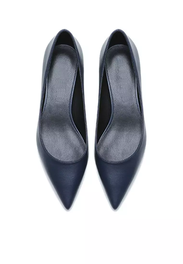 6CM Uniform Pointed High Heel Shoes HZL261