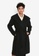 Trendyol black Oversize Wide Collar Long Coat 0C898AABD77F8EGS_1