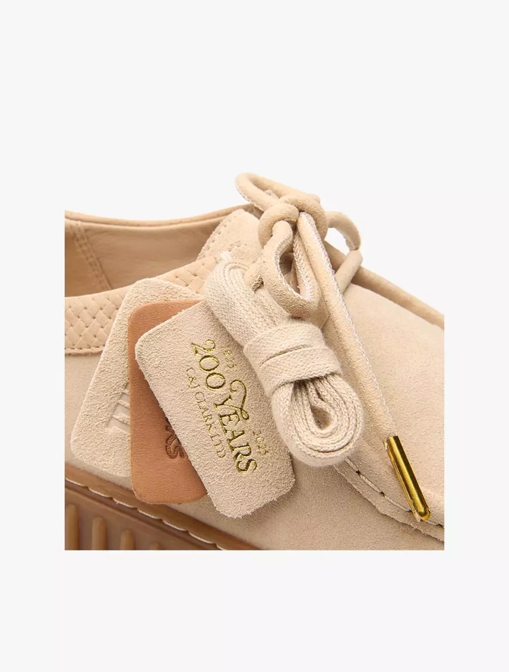 Clarks Torhill Lo Ecru Suede