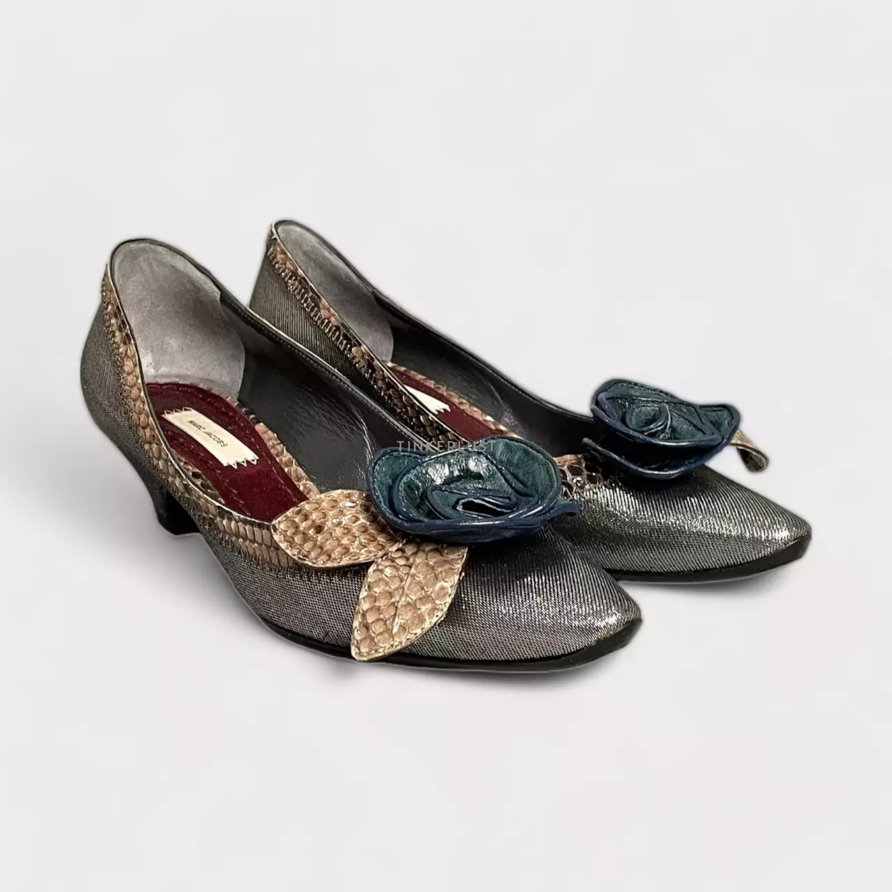 Jual Marc Jacobs PRELOVED Marc Jacobs Silver Metallic Snakeskin