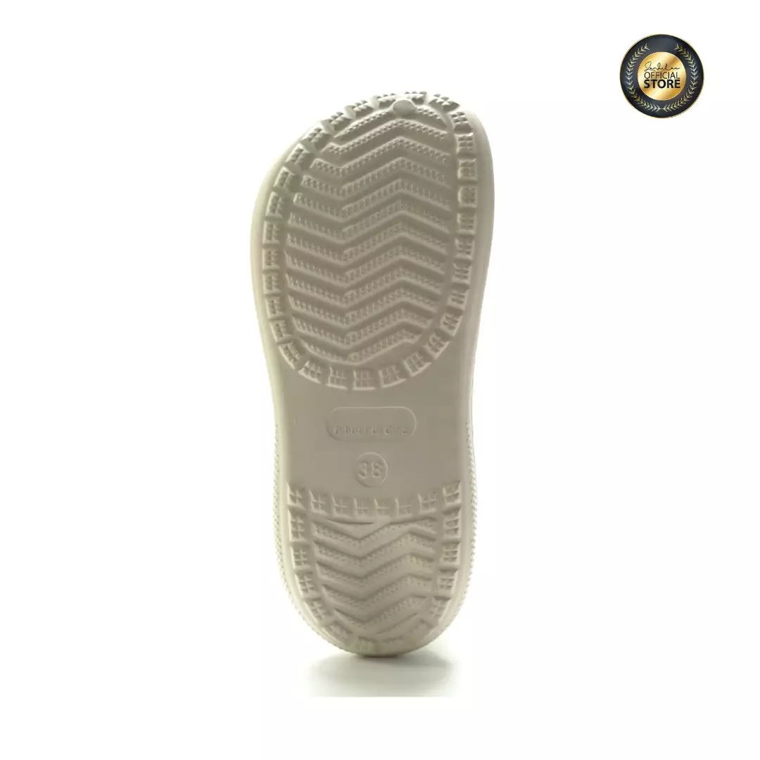 ZANDILAC - SANDAL WANITA DEWASA CH230090WD - ABU PEYOTE full karet