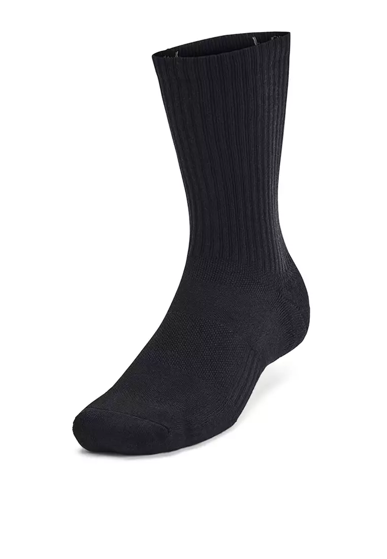 Under Armour Unisex UA Training Cotton 6-Pack Crew Socks