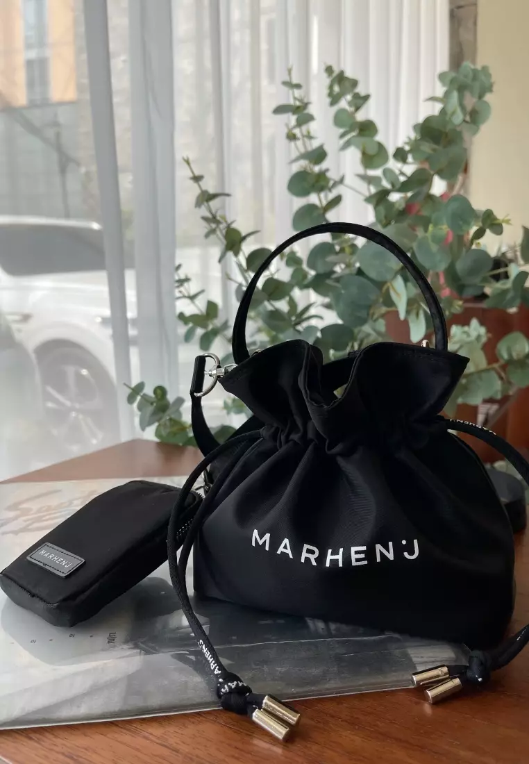 CHARRON + KONY SET Nylon Crossbody Bag Black