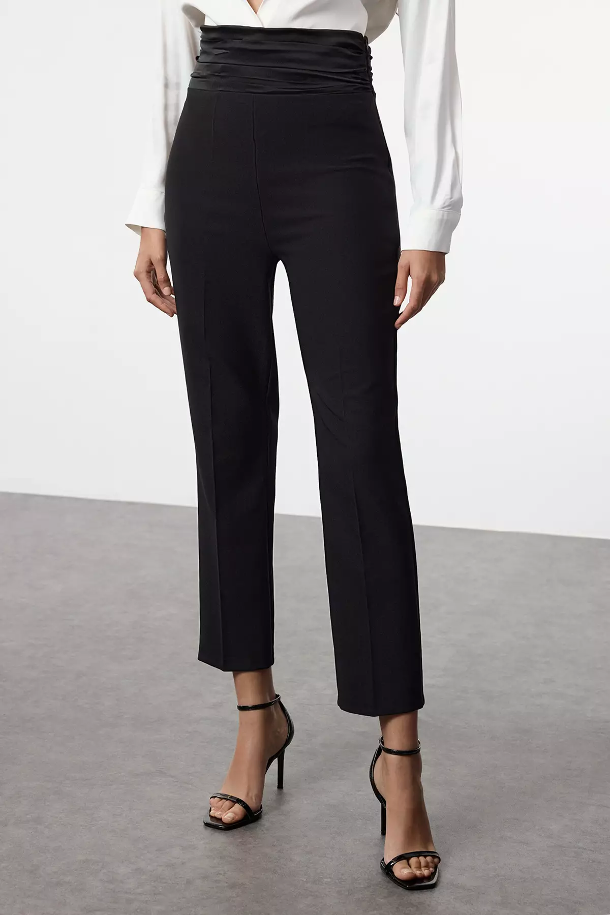 Satin Woven Trousers