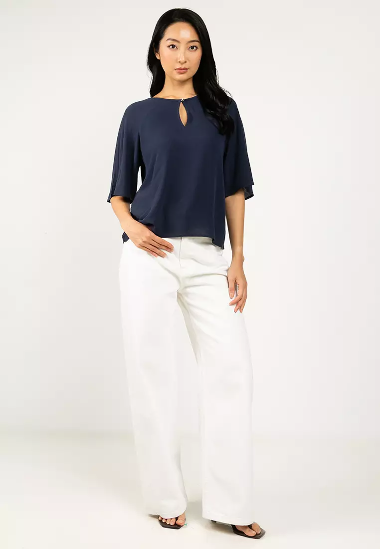 Flared Sleeves Top