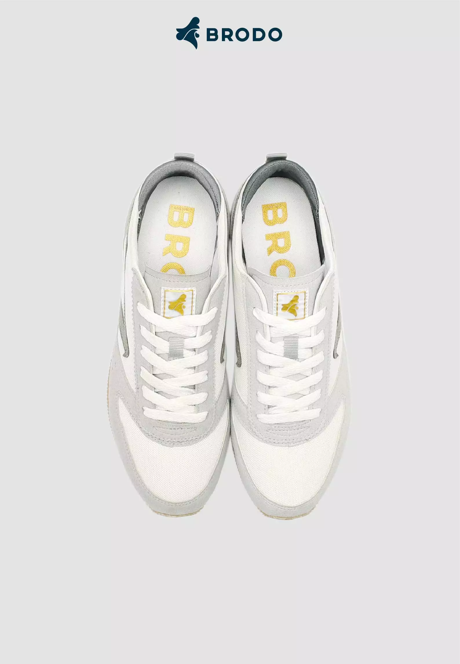BRODO - Sneakers Tizano White Grey GS