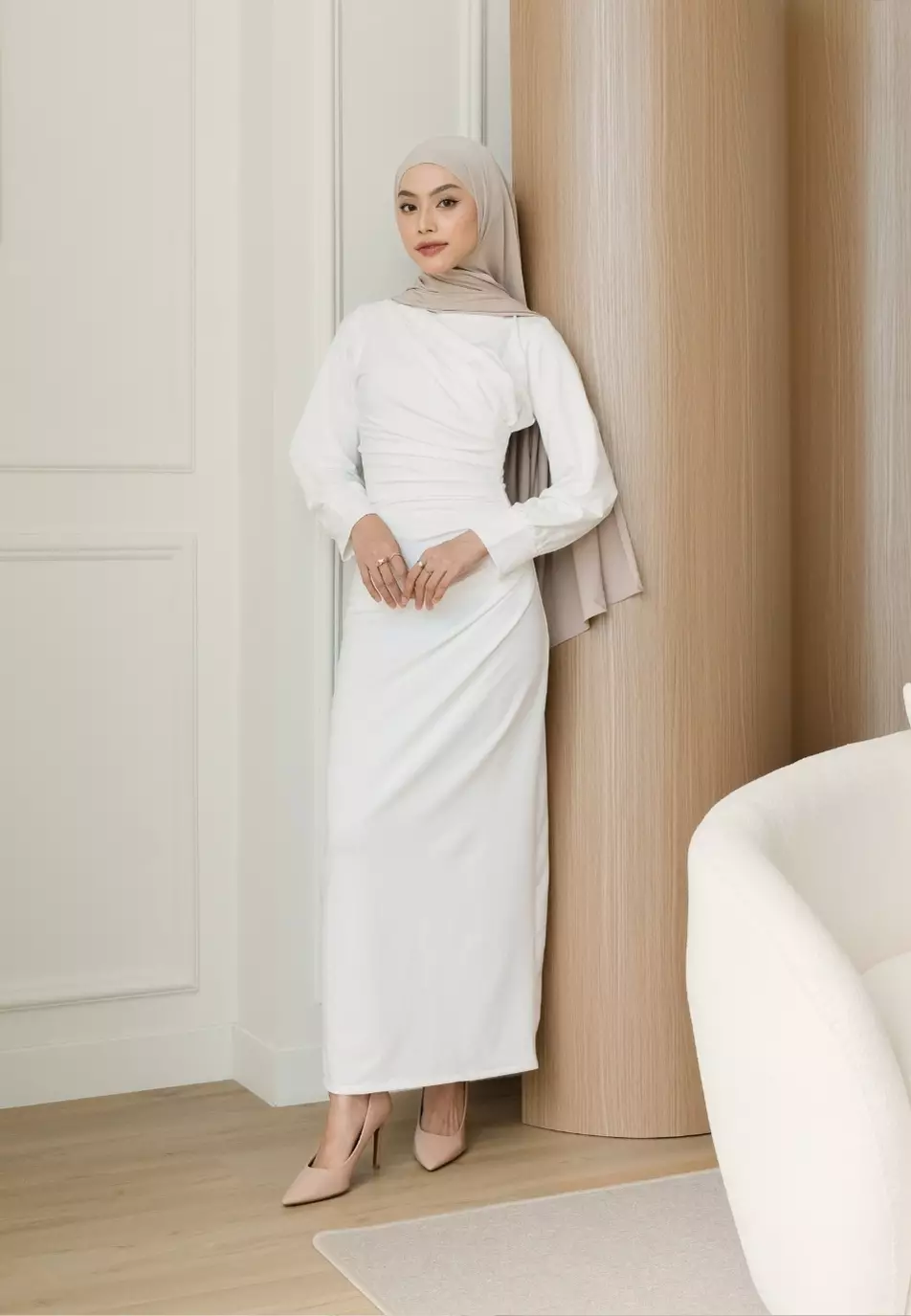 Agnes Dress - White