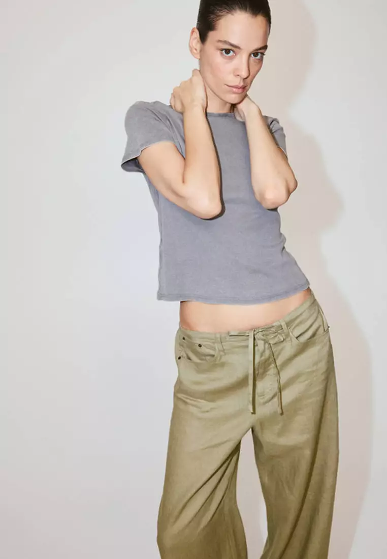 Bow Linen Trousers