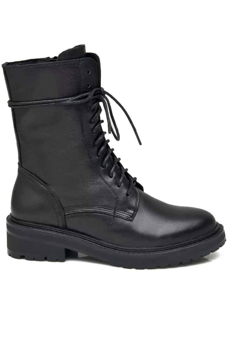 High cut lace up martin boots store