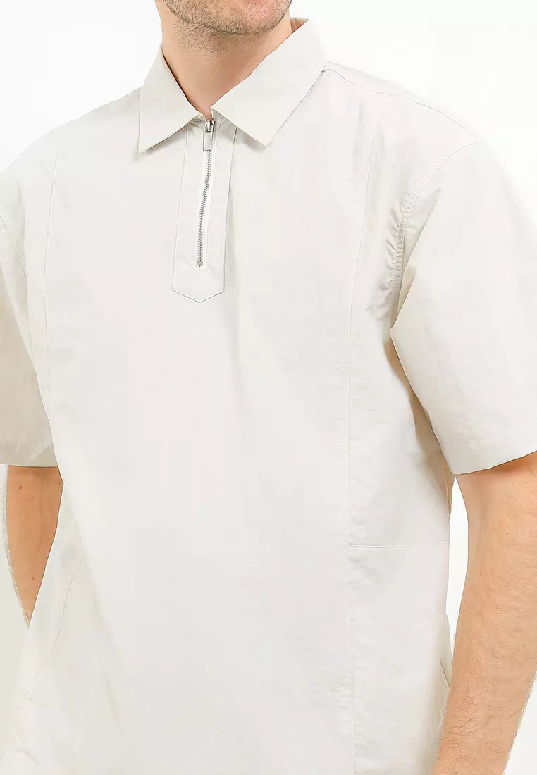 Kemeja Oversize Fashion Zipper - Aristo Shirts