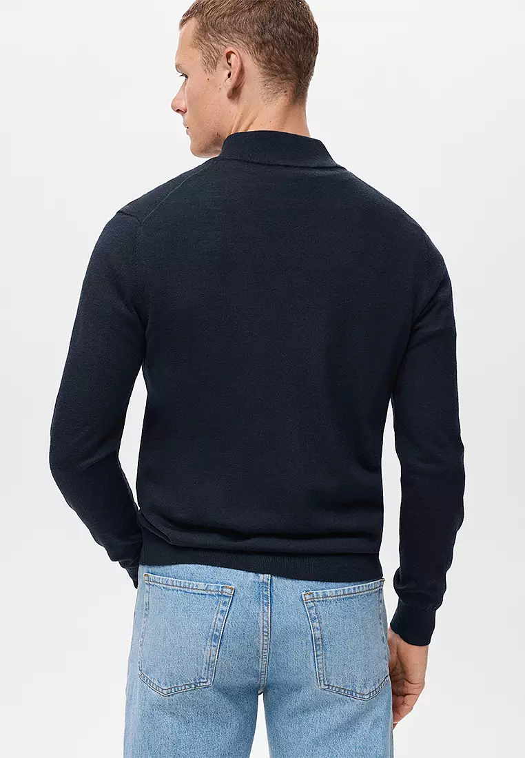 100% Merino Wool Perkins Neck Sweater