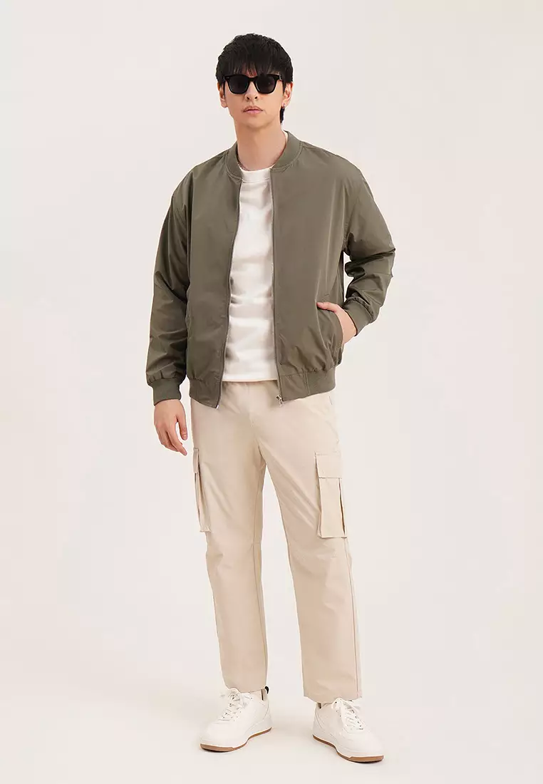 Essentials Relaxed Bomber Jacket