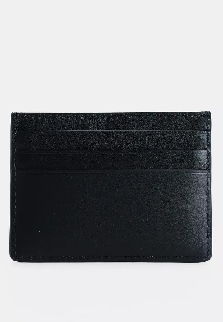 Embossed Flag Leather Card Holder